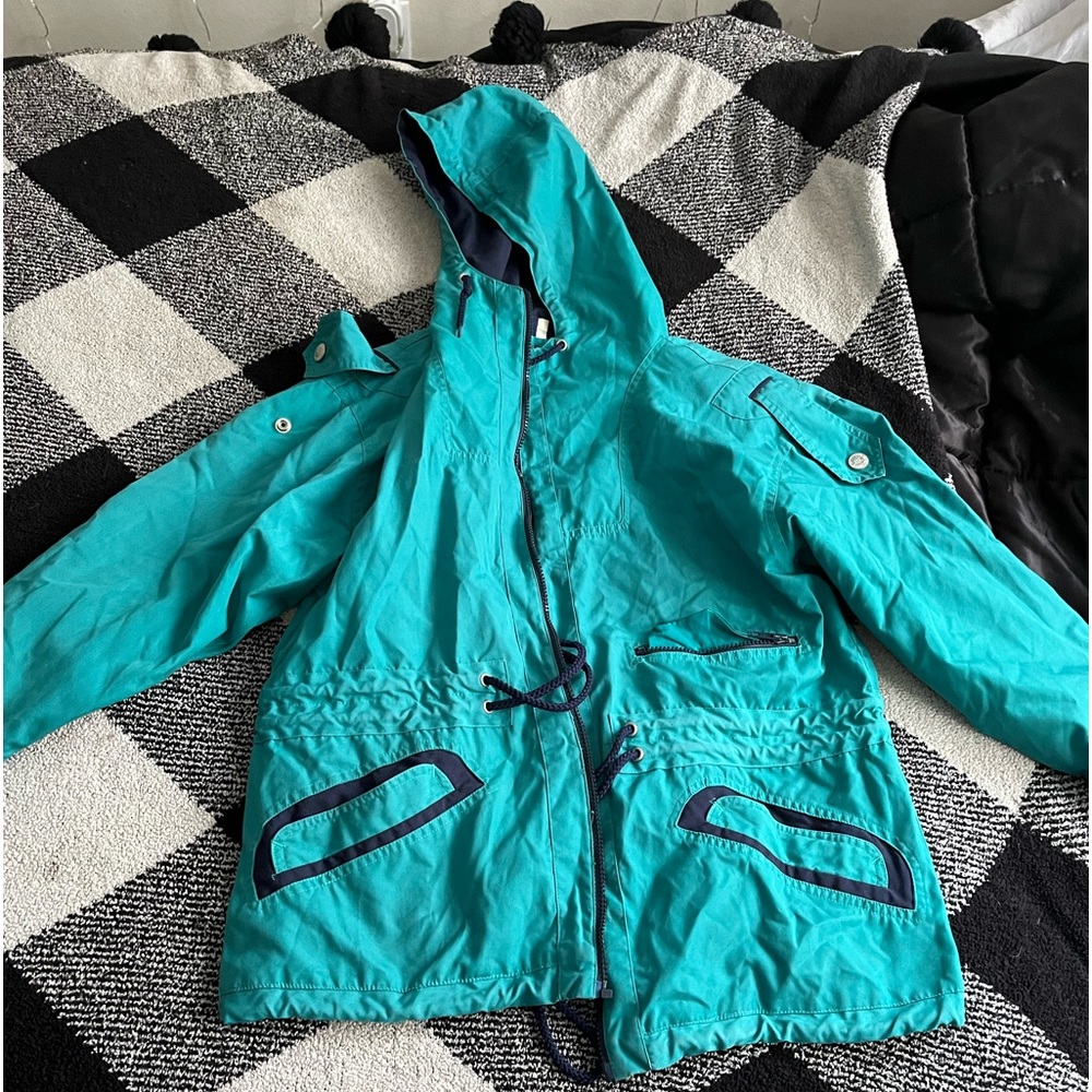 Turquoise Mulberry Street Coat